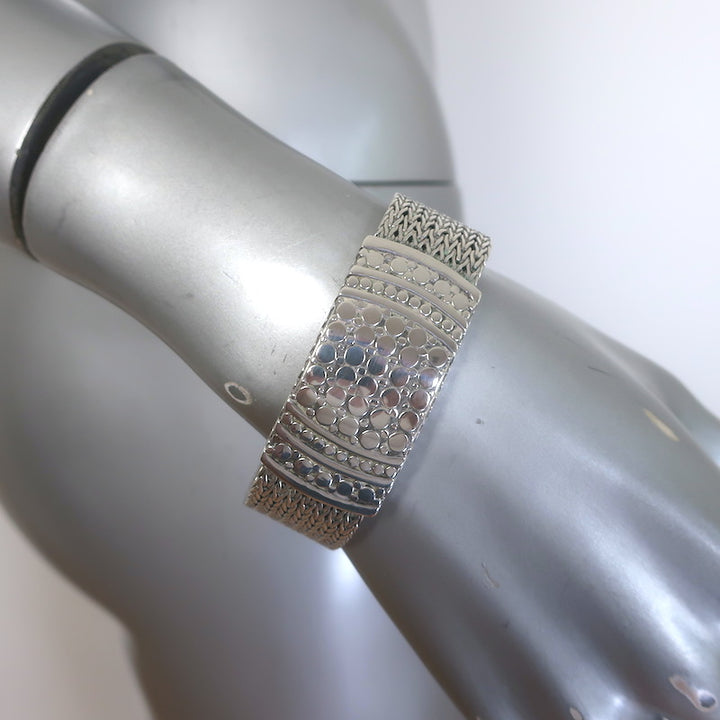 John Hardy Dot Collection Sterling Silver Mesh Bracelet