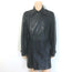 John Varvatos Lambskin Leather Trench Coat Black Size 52 NEW