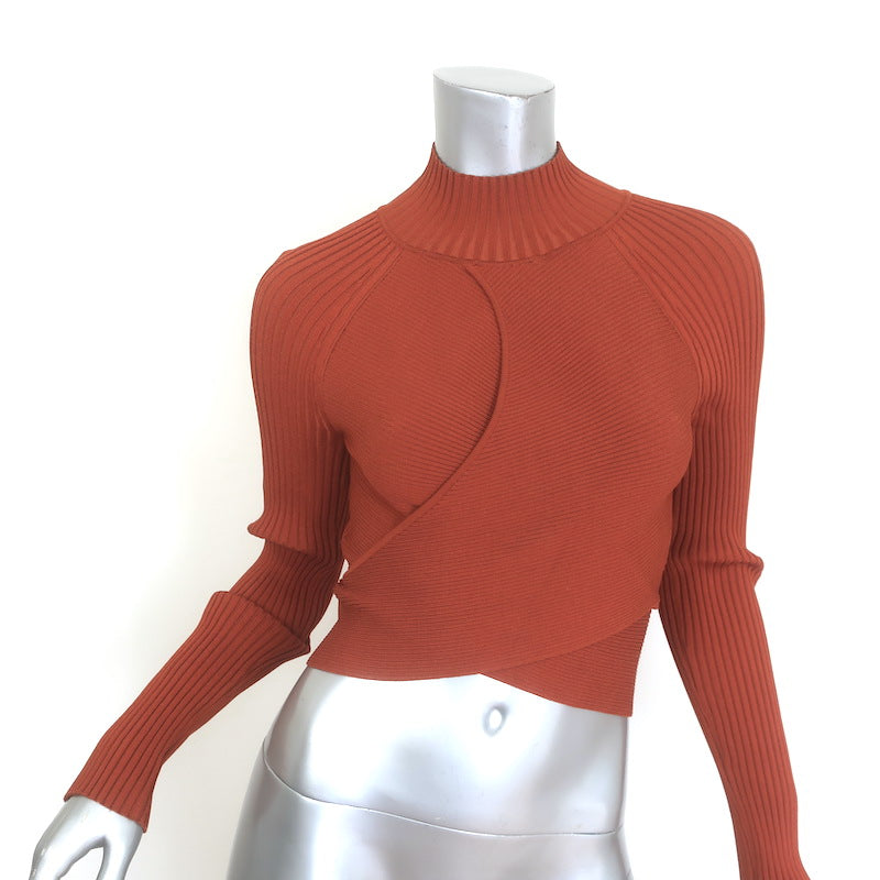 Jonathan Simkhai Camila Cutout Turtleneck Top