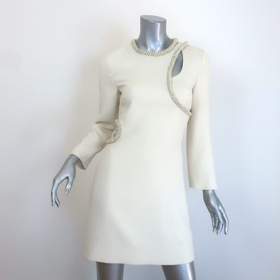 Jonathan Simkhai Katherine Diamante Cutout Mini Dress 