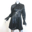 Jonathan Simkhai Soiele Faux Leather Mini Shirtdress Black Size 6