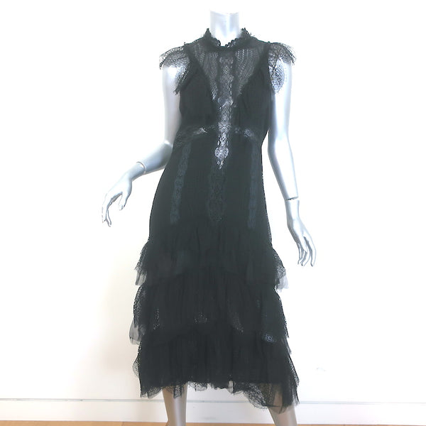 jonathan simkhai black lace dress Jonathan Simkhai | Dresses | Jonathan Simkhai Black Wired Tire Lace Gown Sz