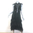 Jonathan Simkhai Tiered Ruffled Lace Cap Sleeve Midi Dress Black Size 10