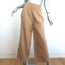 Joslin Delilah Pintucked Linen Wide-Leg Pants Sand Size US 0