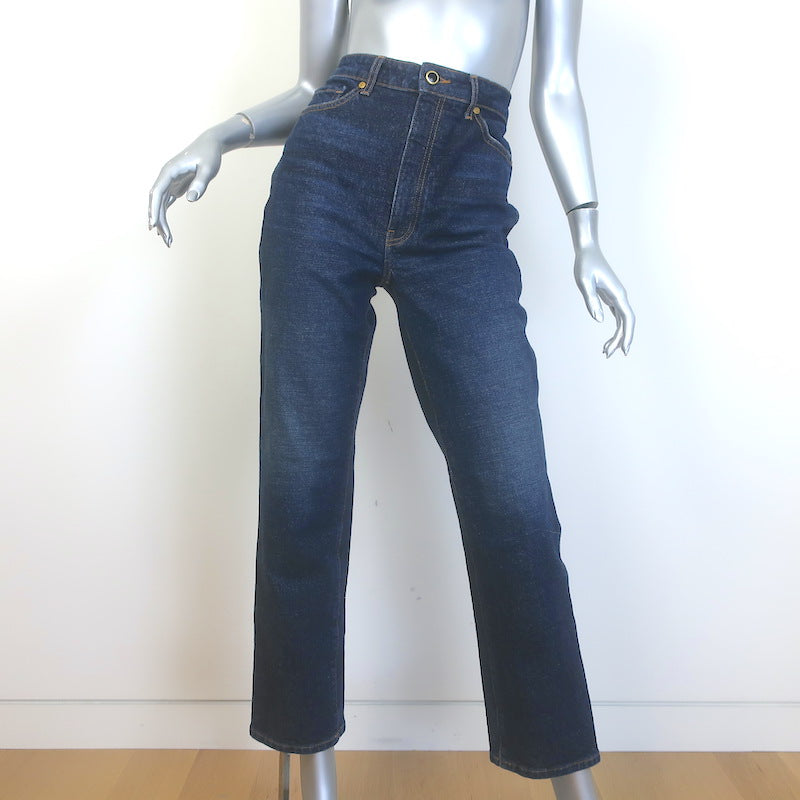 KHAITE Abigail Stretch Denim High Waist Jeans