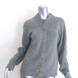 KHAITE Ambre Cashmere Cardigan Gray 