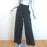 KHAITE Caiton Side-Pocket Wide Leg Pants Black Size 6