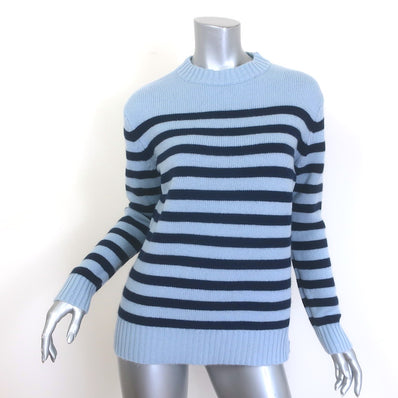 KULE The Marvin Striped Cashmere Crewneck Sweater 