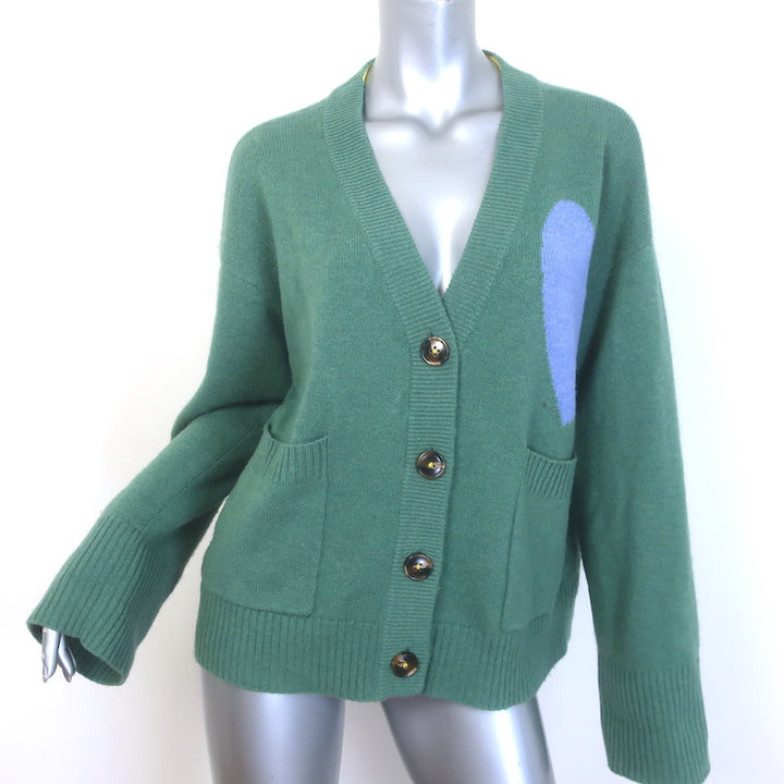Kerri Rosenthal Ricki Max Heart Cashmere Cardigan