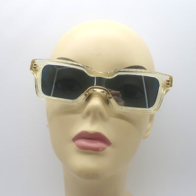 Kuboraum E10 Transparent Mirrored Sunglasses 