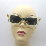 Kuboraum E10 Transparent Mirrored Sunglasses 