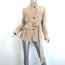 LAUREN Ralph Lauren Belted Suede Safari Jacket Beige Size Large