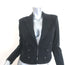 L'Agence Dolly Crop Blazer Washed Black Size Small Double Breasted Jacket