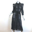 L'Agence Kaiya Lace Shirtdress Black Size Small Puff Sleeve Midi Dress NEW