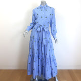 La DoubleJ Bellini Third Eye Sequin-Embroidered Maxi Dress