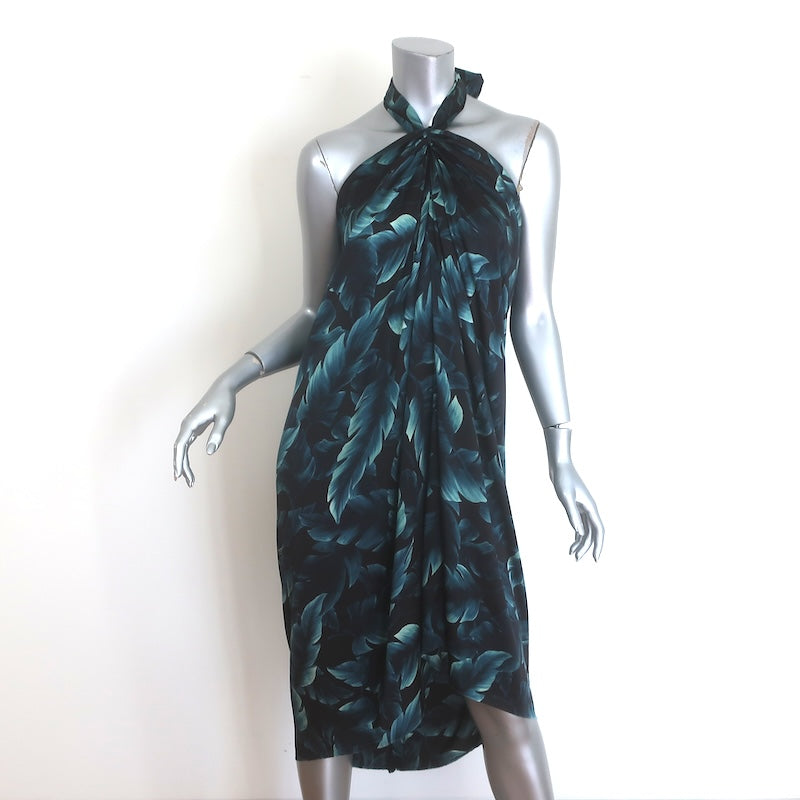 Lanvin Ete 2011 Draped Open-Back Halter Dress 