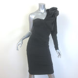 Lanvin Twist-Front One Shoulder Dress 