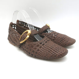 Larroude Verona Macrame Mary Jane Ballet Flats