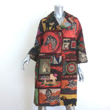 Libertine Americana Patchwork Hooked Rug Coat 