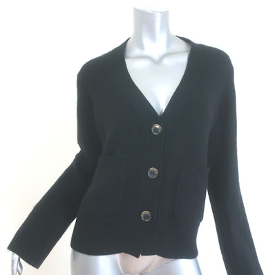 Lisa Yang The Danni Cashmere Cardigan Black Size 0 V-Neck Sweater