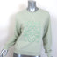 Loewe Anagram Logo-Embroidered Crewneck Sweatshirt Mint Size Small