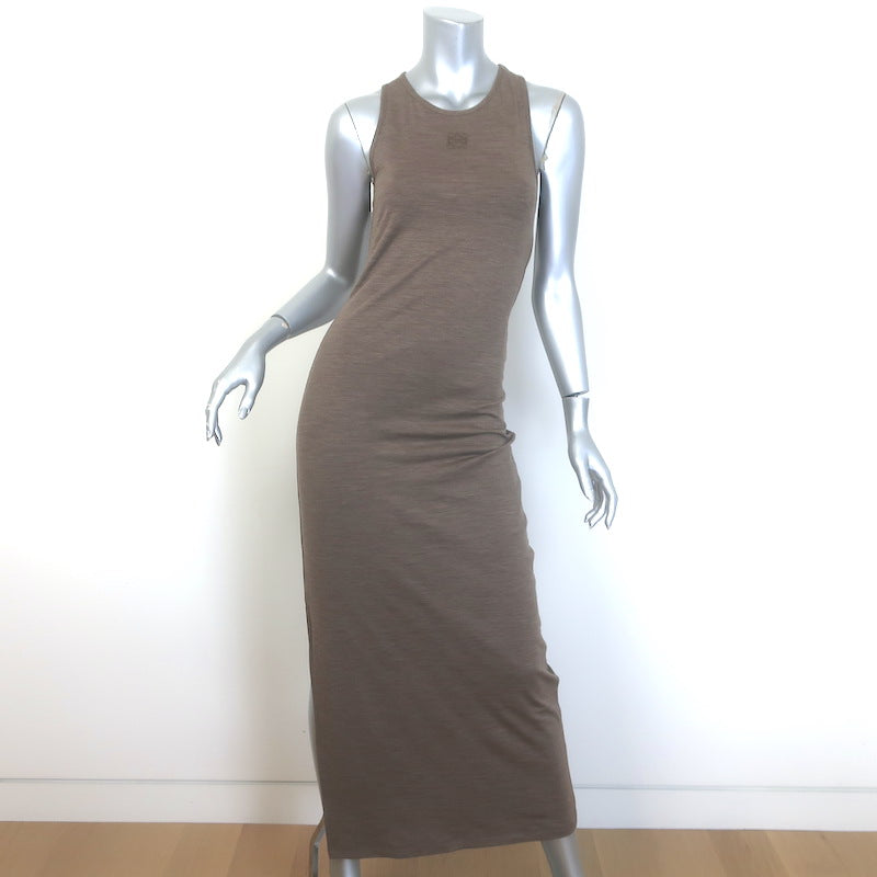Loewe Anagram Twist-Back Maxi Dress