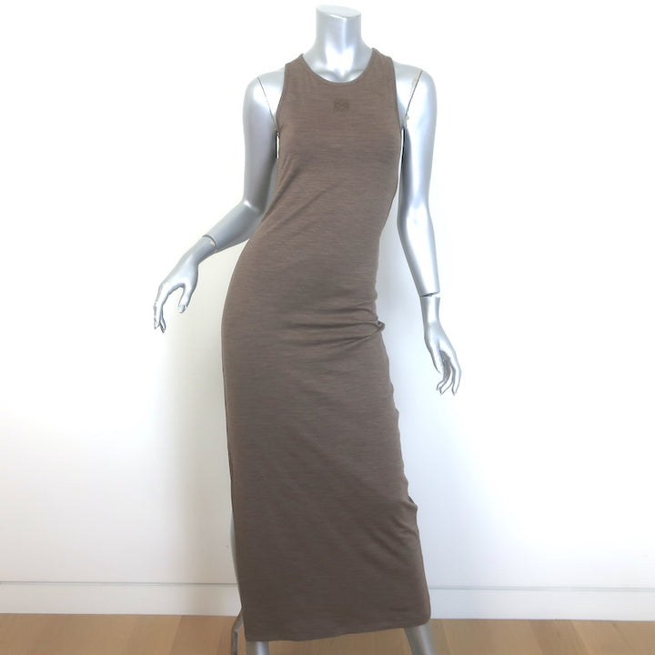 Loewe Anagram Twist-Back Maxi Dress