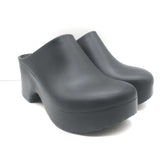 Loewe Terra 90 Platform Clogs Black Rubber Size 41