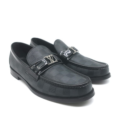 Louis Vuitton Damier Major Loafers Graphite/Black 