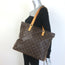 Louis Vuitton Monogram Cabas Mezzo Tote Brown Canvas Large Shoulder Bag