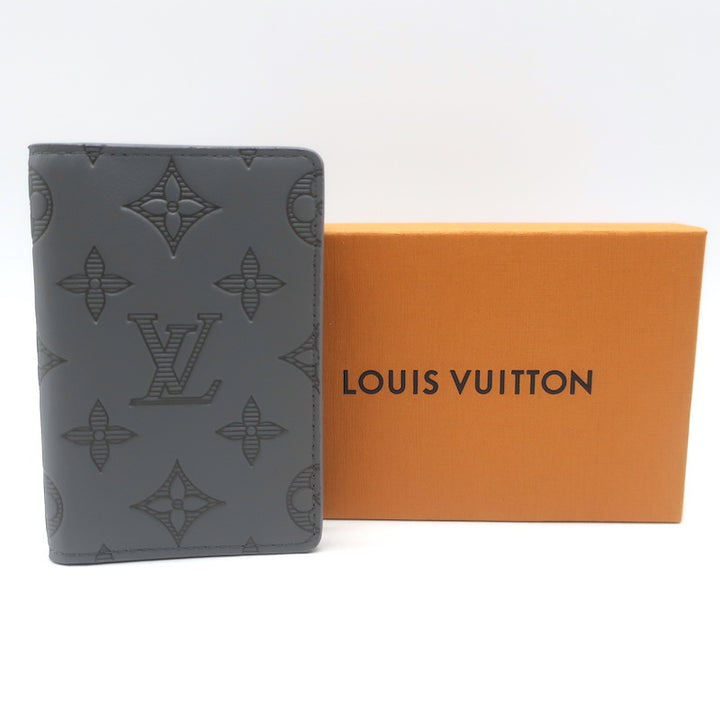 Louis Vuitton Monogram Shadow Pocket Organizer Wallet Gra
