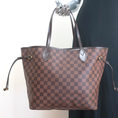 Louis Vuitton Neverfull MM Bag Ebene Damier Canvas