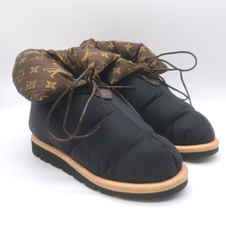 Louis Vuitton Pillow Comfort Ankle Boots Black & Brown