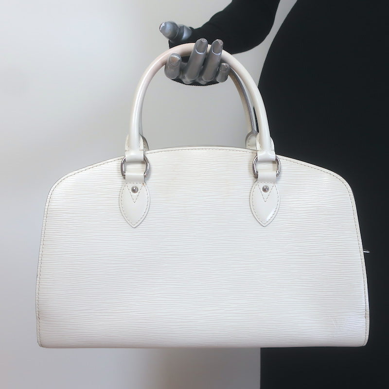 Louis Vuitton Pont Neuf PM Epi Leather Bag Cream