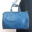 Louis Vuitton Speedy 30 Bag Toledo Blue Epi Leather