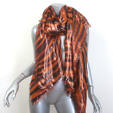 Louis Vuitton Stephen Sprouse Metallic Tiger Print scarf