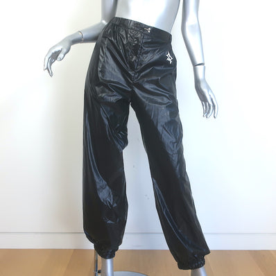 Louis Vuitton Track Pants Black Nylon Size 44