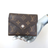 Louis Vuitton Victorine Wallet Brown Monogram Canvas & Rose Ballerine