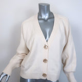 Loulou Studio Zanzibar Cardigan Cream 