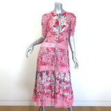 LoveShackFancy Carmie Embroidered Victorian Floral Maxi Dress