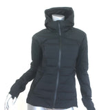 Lululemon Down for It All Hooded Puffer Jacket Black Size 6