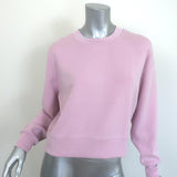 Lululemon Perfectly Oversized Cropped Crew Sweatshirt Pink Softstreme Size 2