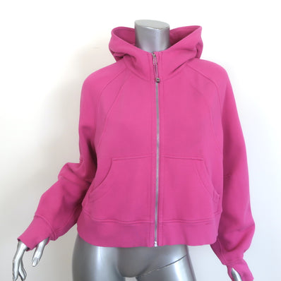Lululemon Scuba Oversized Full-Zip Hoodie Sweatshirt Sonic Pink Size XS/S