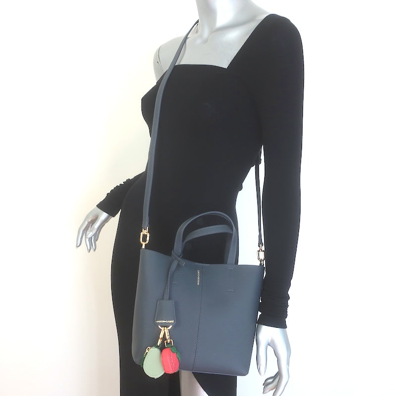 MAISON de SABRE Small Leather Soft Tote Graphite