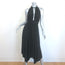 MISA Carissa Backless Halter Dress Black Stretch Jersey Size Extra Small NEW