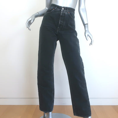 MM6 Maison Margiela High Rise Straight Leg Jeans
