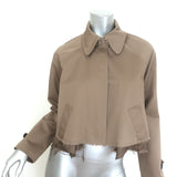 MM6 Maison Margiela Layered Cropped Trench Jacket 