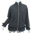 MM6 Maison Margiela Ruffled Lace-Trim Bomber Jacket Black Size 38