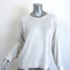 MONROW Scattered Rhinestone Supersoft Sweatshirt Heather Gray Size Large NEW