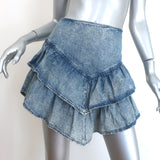 MOTHER The Ruffle Mini Skirt Threading the Needle